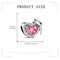 2026 Graduation Cap Charms for Pandora Bracelets Necklace 925 Sterling Silver Bead for Daughter Granddaughter Graduation Pedant with 5A Cubic BBF Christmas Gift (Pink)